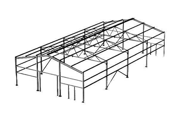 Быстровозводимое здание 468 м2